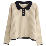 Цветной осенний дизайнерский свитер, трикотажная футболка для отдыха, свободный крой, тренд сезона, подходит для подростков