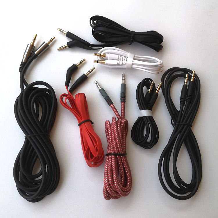 Microsoft 3 5mm male-to-male audio speaker connection pair recording phone computer tablet IPAD car AUX 1 meter