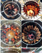 Carbon Fire Suspension Oven Small home barbecue grill Barbecue Oven Home Charcoal Burning Grill Roast Lamb Hanging Stove