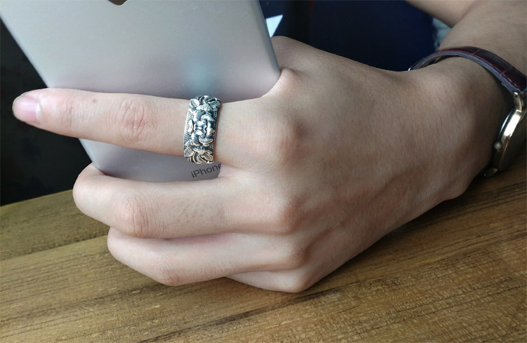 Bague homme en Argenterie - Ref 3087704 Image 6