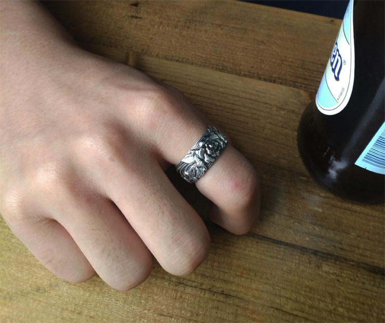 Bague homme en Argenterie - Ref 3087704 Image 7