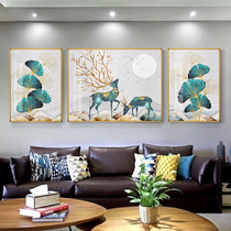 Diamond Painting 2021 New Full Diamond Fortune Deer Triptych European Handmade Dot Tile Crystal Cross Stitch 2019