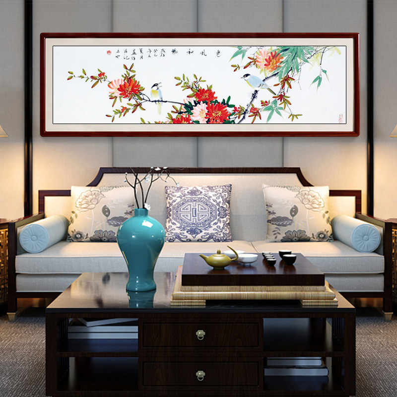 Bird Flower Cross Embroidery 2021 New embroidery room bedroom small fresh Chinese flower flower bird diagram simple line embroidery