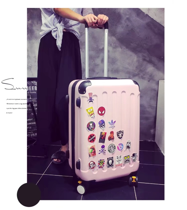 Trường hợp xe đẩy cá tính vali nam 28 vali hộp Hàn Quốc nam triều 24 inch mật khẩu sinh viên hộp hành lý nữ - Va li