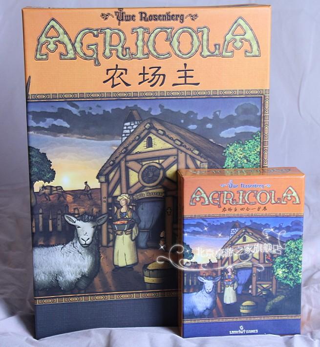 Agricola Board Game, a Classic Party Game with Expansion Packs, Can Be Played by One Player, a Business Simulation Card Game