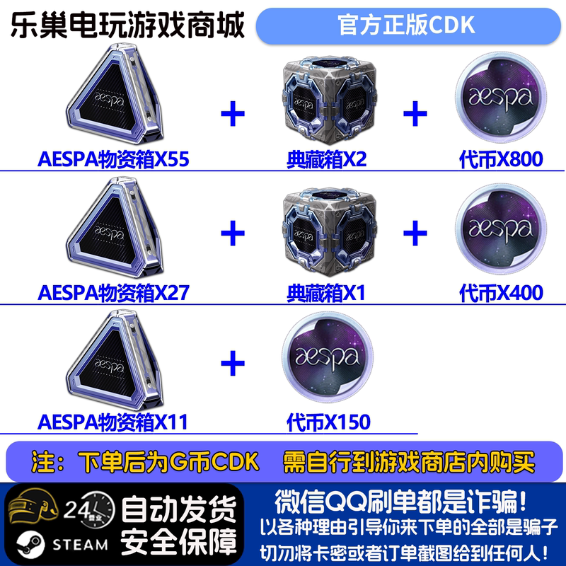 Pubg: Battlegrounds Aespa Girl Group Collaboration Item Box, Pubg Collectible Box Workshop Set, Token Cdk