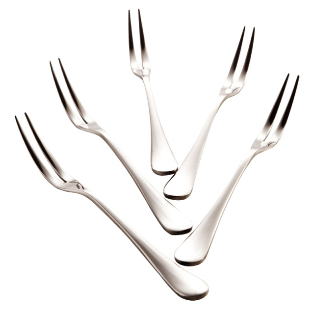 onlycook fruit fork stainless steel fork cake fork ສ້າງສັນ mooncake fork dessert fork fruit pick 5 set