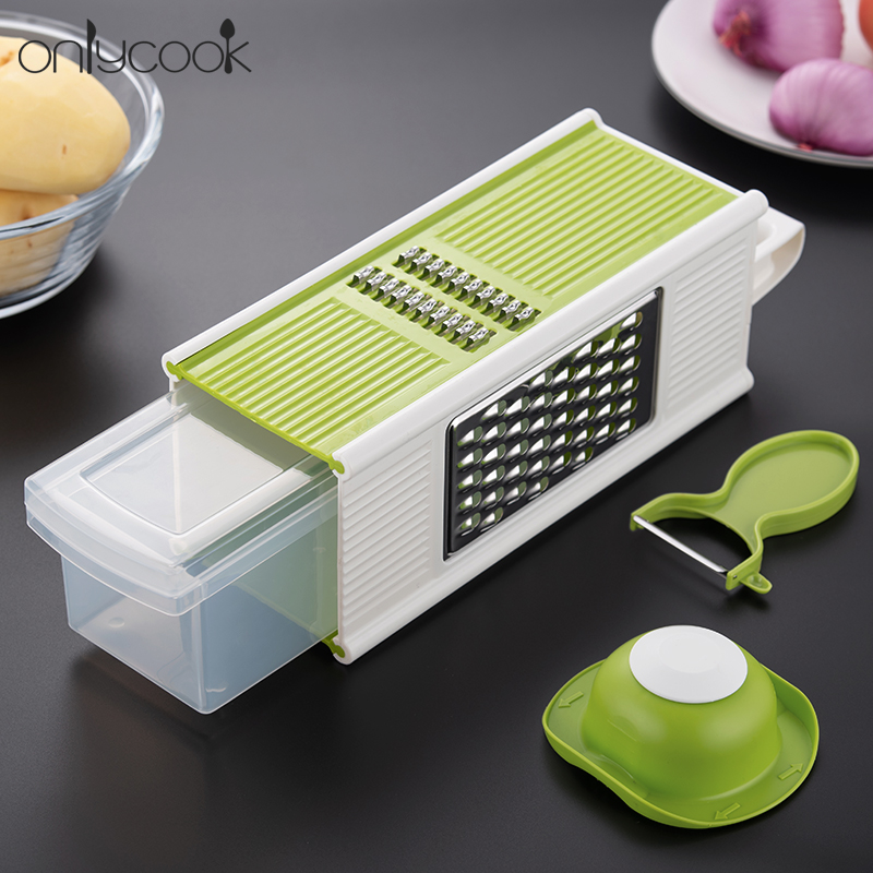 onlycook kitchen multifunctional grafter home wire cleaner carrot shredder potato shredding artifact
