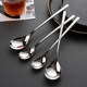 onlycook Korean 18/10 stainless steel mixing rice spoon long handle stone pot bibimbap spoon eating ບ່ວງ