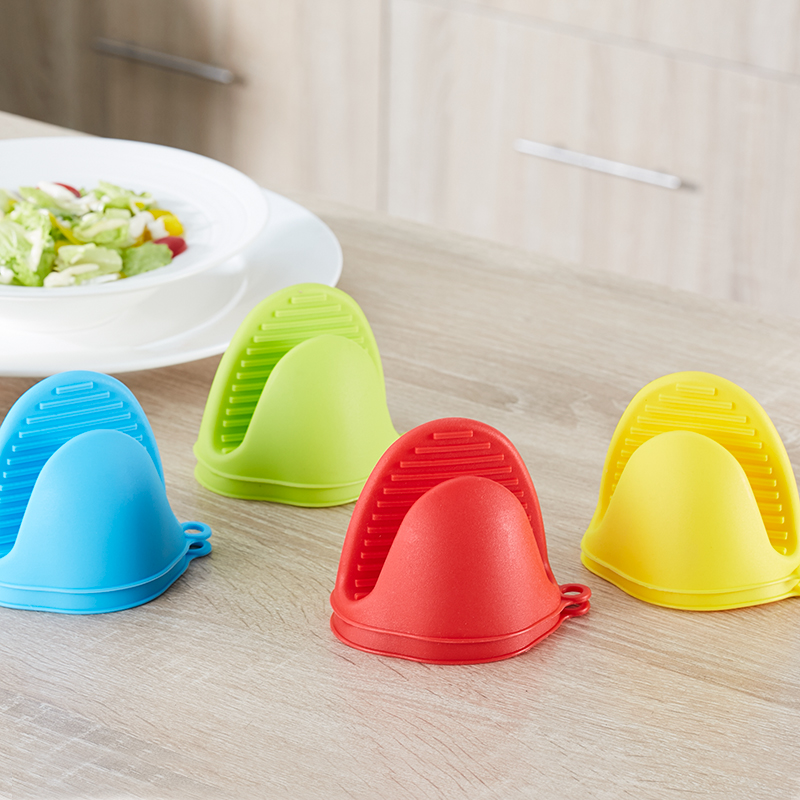 onlycook Microwave oven insulation gloves High temperature oven gloves Anti-scalding silicone kitchen tools casserole hand clip