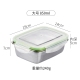 cặp lồng cắm điện Onlycook 304 thép không gỉ hộp ăn trưa kích thước hộp lưu trữ bát tươi đặt hộp ăn trưa hộp ăn trưa niêm phong chống rò rỉ - Hộp cơm điện sưởi ấm hộp cơm giữ nhiệt 3 tầng