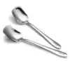 onlycook 304 stainless steel dessert spoon Coffee spoon spoon spoon spoon tableware spoon Ice cream spoon 2pcs