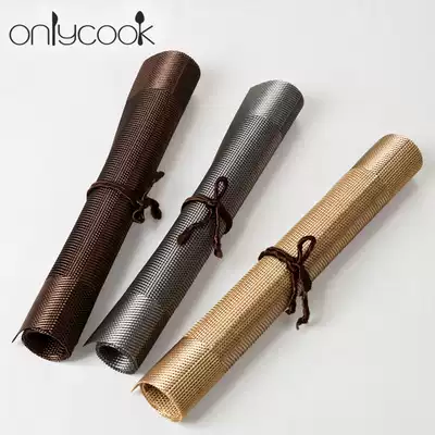 10 pieces of Western placemats, cloths, European PVC insulation mats, table mats, bowl mats, washed quick-drying ideas