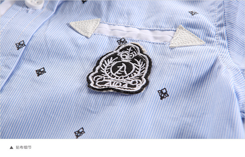 Chemise garcon à manche longue - Ref 2074610 Image 29