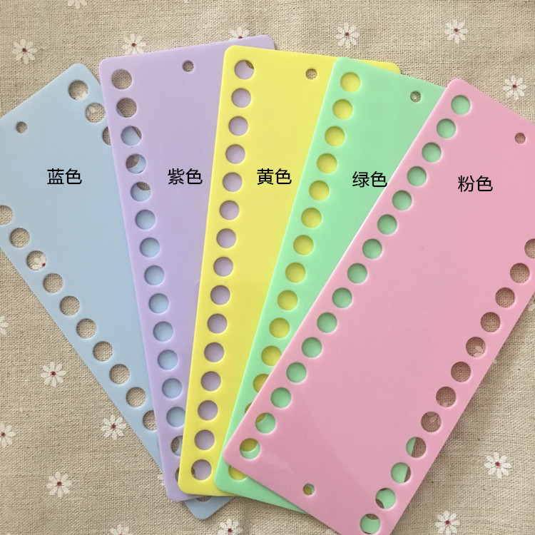 cáp nhựa bảng khâu quản lý lỗ 30 màu thạch kẹo màu duy nhất phẳng giá nhãn dán truyền - Công cụ & phụ kiện Cross-stitch tranh thêu chữ thập mã đáo thành công