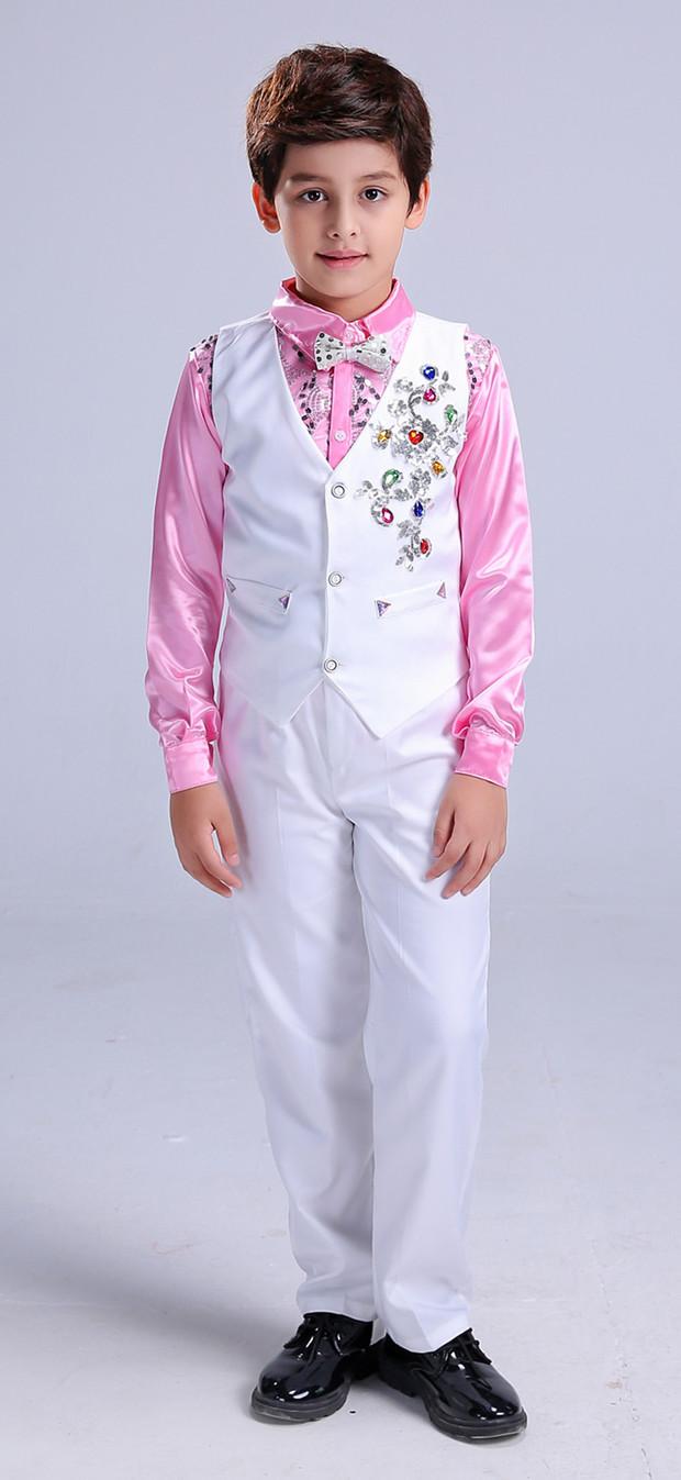 Nam sinh mặc vest vest nam chủ nhà cho trẻ em học sinh tiểu học và trung học trang phục biểu diễn zumba
