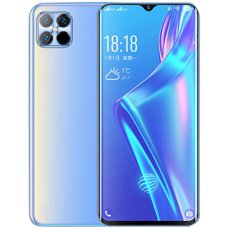 Play in Full Screen 5G New Phone 8G Running 512G Memory Android Play in Full Screen ultra-thin Student Price Screen Game