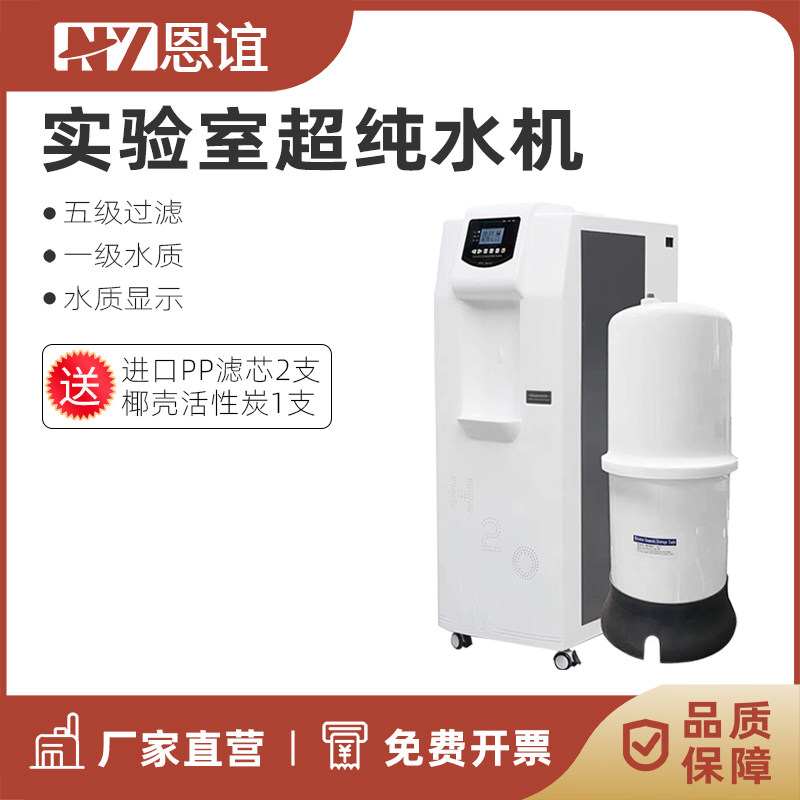 恩谊超纯水机实验室纯水仪化水机ro反渗透去离子水设备学校净水器