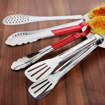 Food clip Kitchen stainless steel fried food bread clip Food clip Western food clip Vegetable fried meat steak barbecue clip