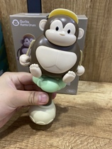 Orangutan rattle baby chewable toy rattle educational childrens toy chewable hand teether for 0-1 year old baby