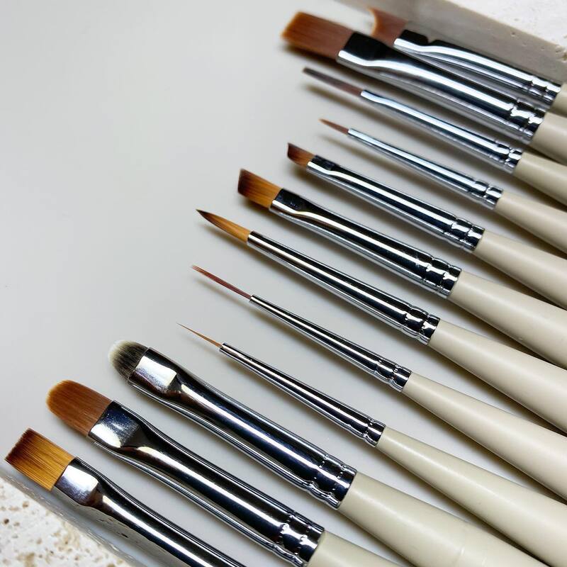 U3 Manicure Japan Imported Trina Manicure Professional Brush Painting Pen Pull Line Pen Smudge Painting Gradient Light Therapy Pen