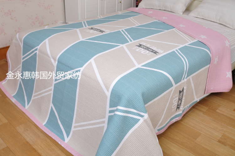 Hàn Quốc twill bông chần rửa giường bao gồm nệm Hàn Quốc tấm ga trải giường 200 * 230 có thể được bảo hiểm với cung cấp đặc biệt rộng bên