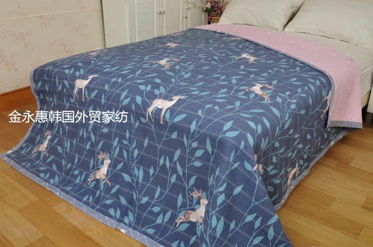 Hàn Quốc twill bông chần rửa giường bao gồm nệm Hàn Quốc tấm ga trải giường 200 * 230 có thể được bảo hiểm với cung cấp đặc biệt rộng bên