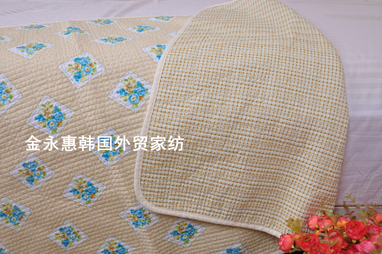 Trẻ em hàn quốc của phim hoạt hình twill cotton giường bé mẫu giáo giường đơn bìa tấm nệm quilting 70 * 140