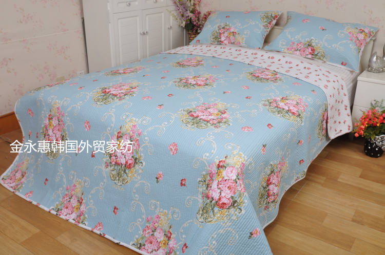 Khuyến mãi Hàn Quốc Twill Cotton Chần Bí Mật Road Rửa Mat Sheets Giường Cover Nệm Điều Hòa Không Khí Bộ Đồ Giường