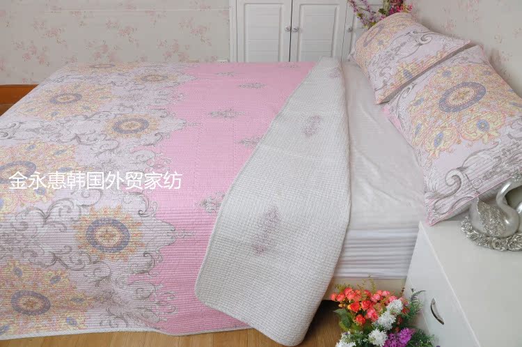 Khuyến mãi Hàn Quốc Twill Cotton Chần Bí Mật Road Rửa Mat Sheets Giường Cover Nệm Điều Hòa Không Khí Bộ Đồ Giường