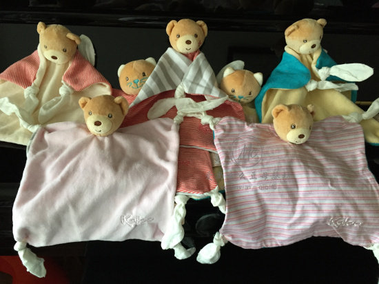 French children's soothing towel, handkerchief, saliva towel