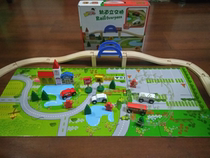 Gift box children assembly track toy car scene reproduction