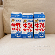 Japan imports snacks into 60g box with 5 pieces of ultra - pure milk cookies in Hokkaido