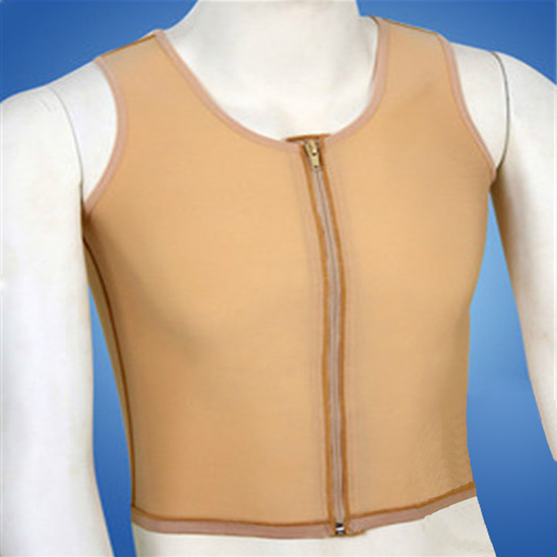 Oulimei strong rehabilitation elastic sleeve chest and back liposuction body shaping scar rehabilitation men's vest shoulder corset