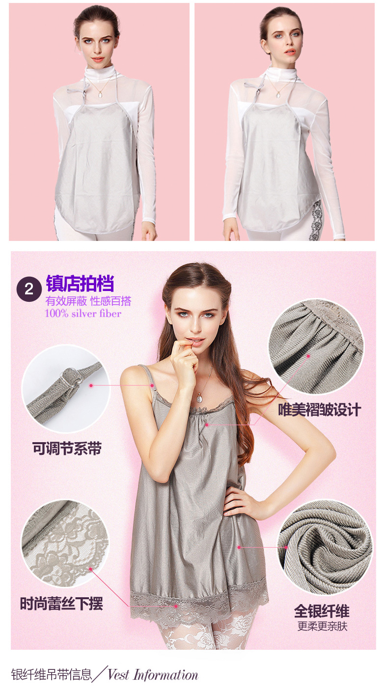 Bộ đồ bầu cho bà bầu chính hãng quần áo chống bắn quần áo bà bầu tạp dề áo sơ mi đi làm quần áo chống bức xạ cho phụ nữ mang thai