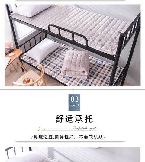 Ký túc xá sinh viên chống ẩm nệm ấm giường nhíp có thể gập lại mềm mat mat đơn đôi - Nệm nệm giá rẻ