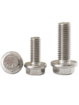304 stainless steel flange screws external hexagonal flange surface bolts with pads anti-slip teeth and anti-loosening M5M6M8M10M12