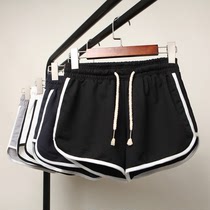 Summer three-point pants mens dry fitness pants wear large size breathable loose running couples sports shorts women