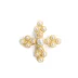 "Hoa" Baroque Western Antique Pearl Vintage Gold Matte Trâm Vintage Bow Pin - Trâm cài huy hiệu cài áo kute Trâm cài