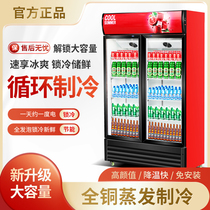 Drinks Cabinet Supermarket Freezer Beer Commercial Vertical Freezers Fridge Single Door Vegetable Fruit Refreshing Refrigerated Display Cabinet