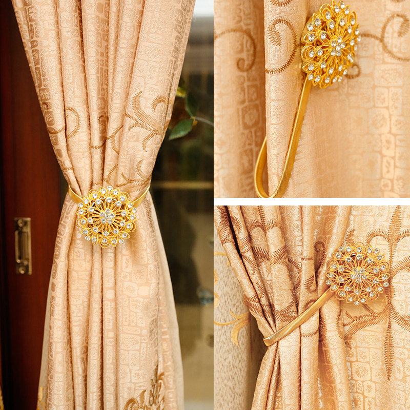 Magnet curtain tied with hook hook hook hook hook-free European liquor liquor liquor