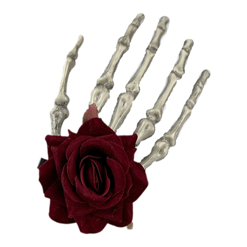 Темный хэллоуин скелетный когти клип головные уборы девочка Goth Accessories