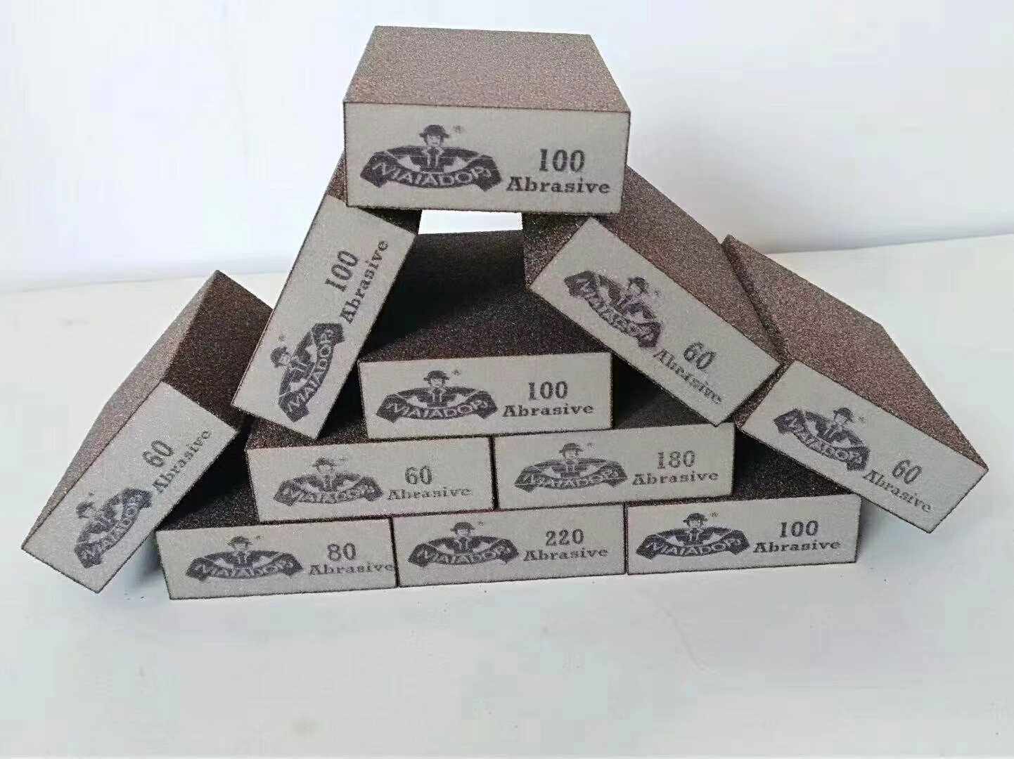 Imported warriors sponge sandblock sandpaper Block frosted block sponge sandpaper furniture Polished Sponge Sandblock Sandpaper