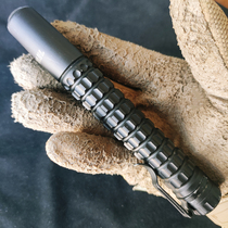 Hongan Paul agent portable resistance swing stick three-section stick telescopic stick outdoor vehicle-mounted self-defense dog fighting stick