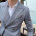 2019 Spring / Summer New South East Gate Hàn Quốc đúp Cut sọc Suit nam Thời Trang Han Quoc Suit Jacket 