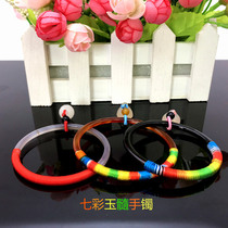 Dragon Boat Festival natural colorful jalcedony agate fine bracelet lotus flower drop gold shop insurance promotion activities