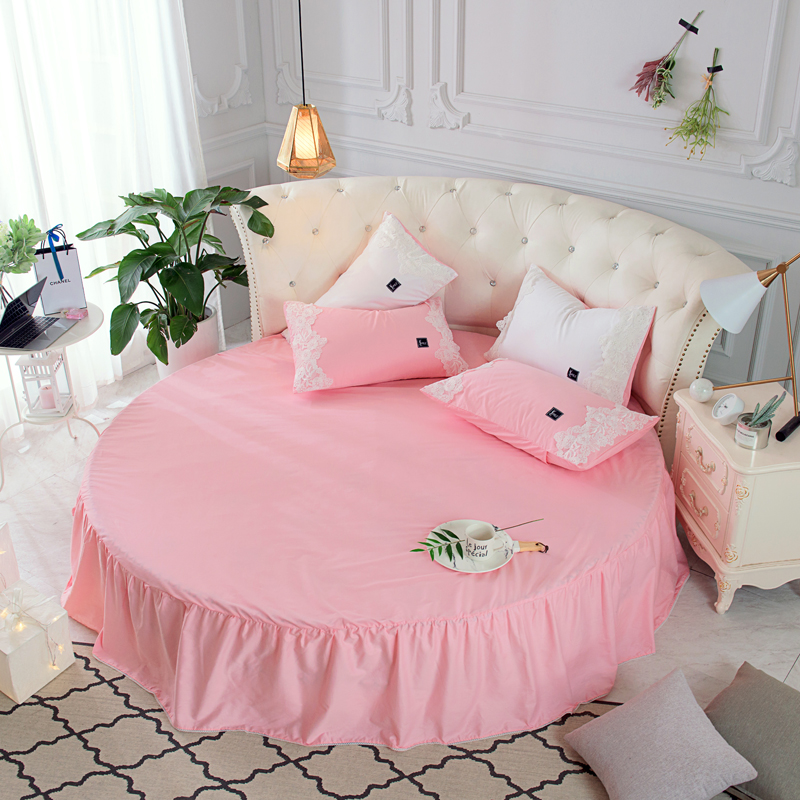 Giường tròn 笠 bông tròn 1,8m2m2.2 m đường kính nệm trải giường vườn trải giường bông Ga phủ giường là gì