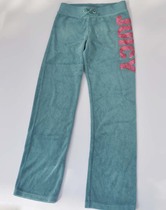 (length leg has been changed) juicy couture towel material long pants 14 years old