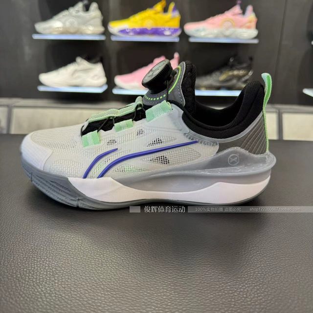 2024 Summer New Li Ning ເກີບເດັກນ້ອຍຜູ້ຊາຍ Pioneer Spirit 4.0 Shock Absorbing Rebound Basketball Shoes YKBU028