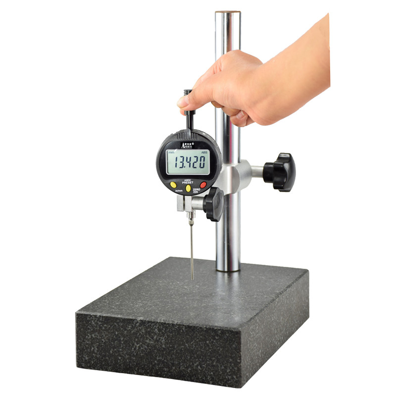 Digital Height Gauge Depth Gauge,High Precision Digital Height Gauge Dial Indicator with 00 Grade Marble Base 0~10mm